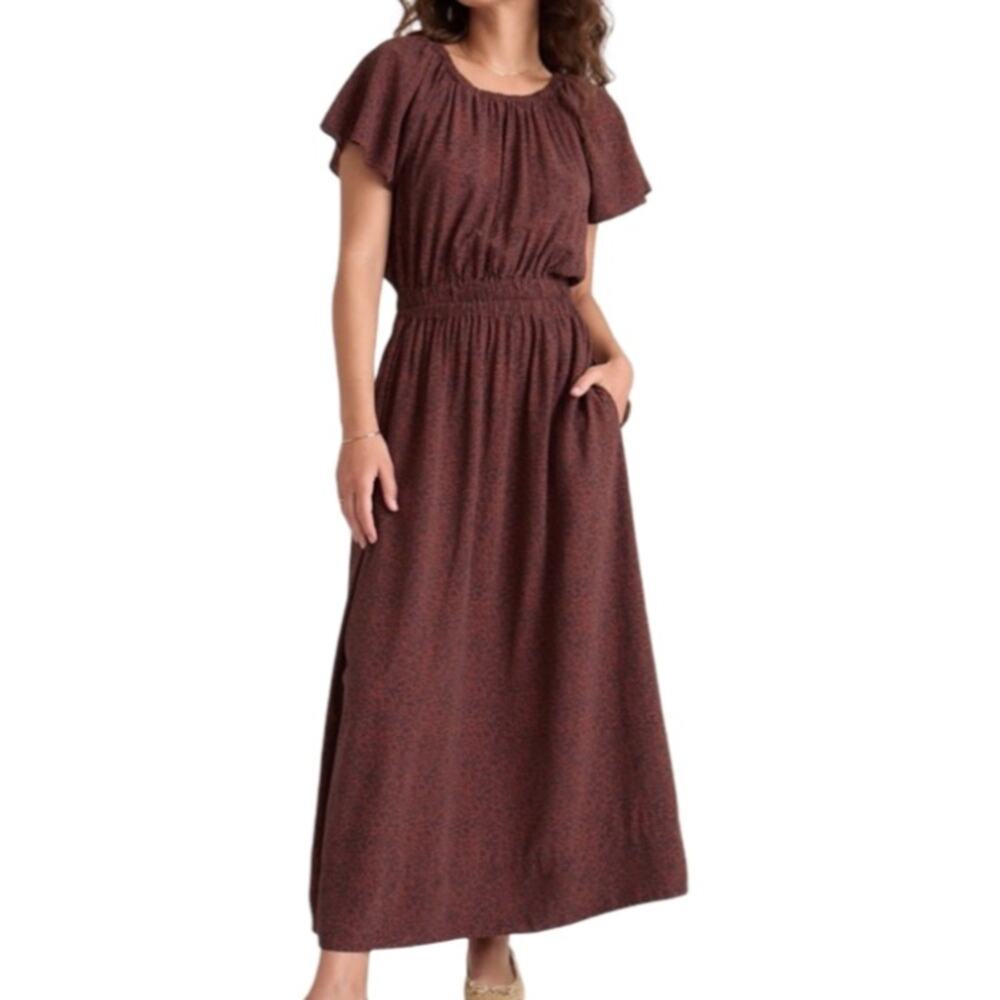 Marine Layer Charlotte Maxi Dress - Deep Cheetah M